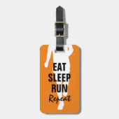 Gepäckmarke für den Marathonläufer Gepäckanhänger (Vorderseite vertikal)