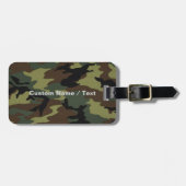 Gepäckmarke für die benutzerdefinierte Camouflage  Gepäckanhänger (Vorderseite horizontal)