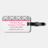 Gepäckmarke für die Damaskus-Handtasche Gepäckanhänger (Rückseite horizontal)