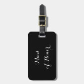 Gepäckmarke für die Trauzeugin Gepäckanhänger (Vorderseite vertikal)