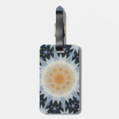 Gepäckmarke für Elegantes Fraktal Gepäckanhänger (Rückseite vertikal)