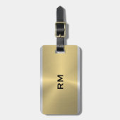 Gepäckmarke für Gold und Silber Gepäckanhänger (Vorderseite vertikal)