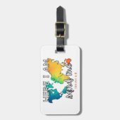 Gepäckmarke für Hafenmissionen Gepäckanhänger (Vorderseite vertikal)