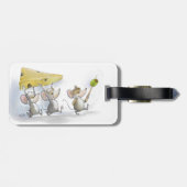 Gepäckmarke für Käse (mit Oliven) Gepäckanhänger (Rückseite horizontal)