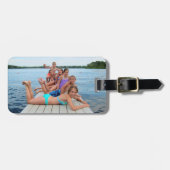 Gepäckmarke für kundenspezifisches Foto - bearbeit Gepäckanhänger (Vorderseite horizontal)