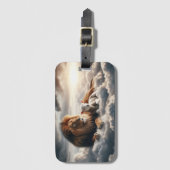 Gepäckmarke für Löwen und Lamm Gepäckanhänger (Vorderseite Vertikal)