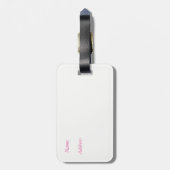 Gepäckmarke für Mode Gepäckanhänger (Rückseite vertikal)