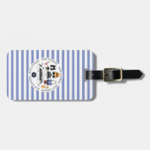 Gepäckmarke für moderne Kreuzfahrtschiffe Gepäckanhänger (Vorderseite horizontal)