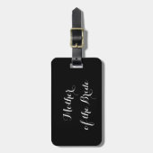 Gepäckmarke für Mutter der Braut Gepäckanhänger (Vorderseite vertikal)