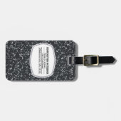 Gepäckmarke für Notebooks mit individueller Zusamm Gepäckanhänger (Vorderseite horizontal)