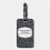Gepäckmarke für Notebooks mit individueller Zusamm Gepäckanhänger (Rückseite vertikal)