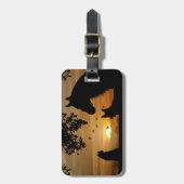 Gepäckmarke für Pferde, Hunde und Katzen Gepäckanhänger (Vorderseite vertikal)