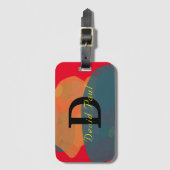 Gepäckmarke für Reisende - Benutzerdefiniertes Mon Gepäckanhänger (Vorderseite Vertikal)