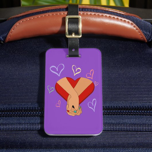 Gepäckmarke für Reisezubehör Gepäckanhänger (Vorderseite Insitu 2)