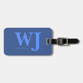 Gepäckmarke für Reisezubehör Gepäckanhänger (Vorderseite horizontal)