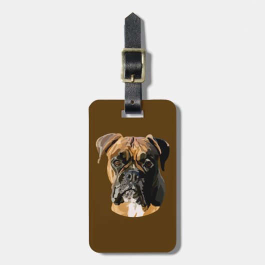 Gepäckmarke für Reisezubehör Gepäckanhänger (Vorderseite vertikal)