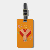 Gepäckmarke für Reisezubehör Gepäckanhänger (Vorderseite vertikal)
