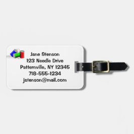 Gepäckmarke für Seamstress, Schneider Gepäckanhänger