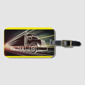 Gepäckmarke für SemiTruck Gepäckanhänger (Vorderseite (Horizontal))
