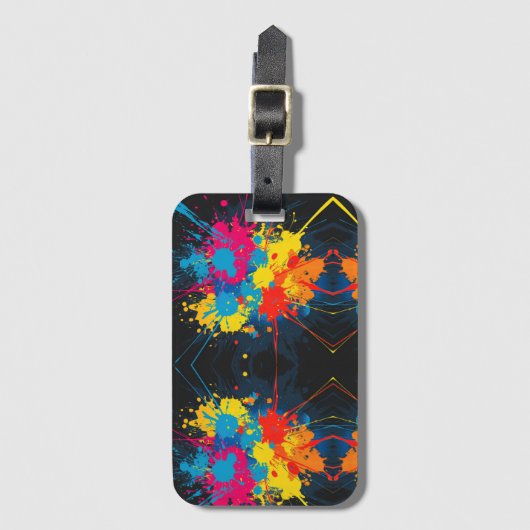 Gepäckmarke für Single-Spritzer Gepäckanhänger (Vorderseite Vertikal)