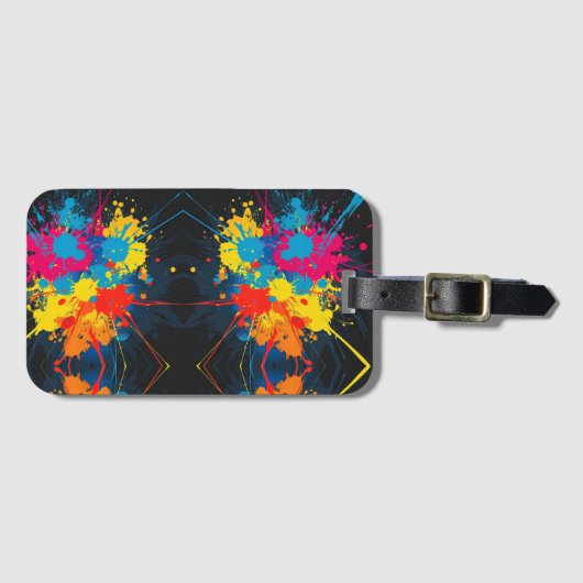 Gepäckmarke für Single-Spritzer Gepäckanhänger (Vorderseite (Horizontal))