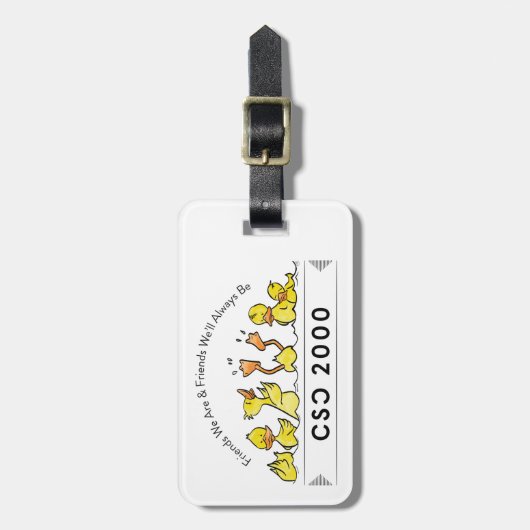 Gepäckmarke Gepäckanhänger (Vorderseite vertikal)