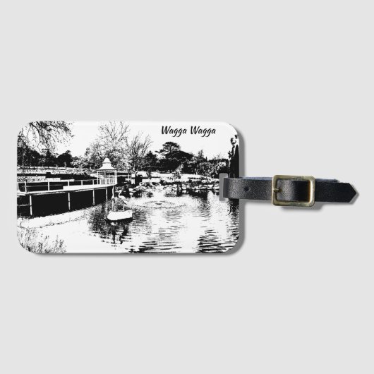 Gepäckmarke Gepäckanhänger (Vorderseite (Horizontal))