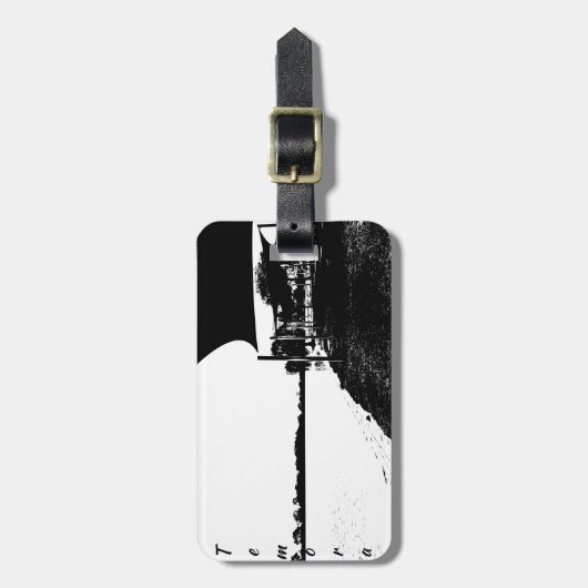 Gepäckmarke Gepäckanhänger (Vorderseite vertikal)