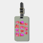 Gepäckmarke Gepäckanhänger (Vorderseite vertikal)