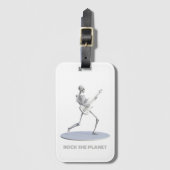 Gepäckmarke Gepäckanhänger (Vorderseite Vertikal)