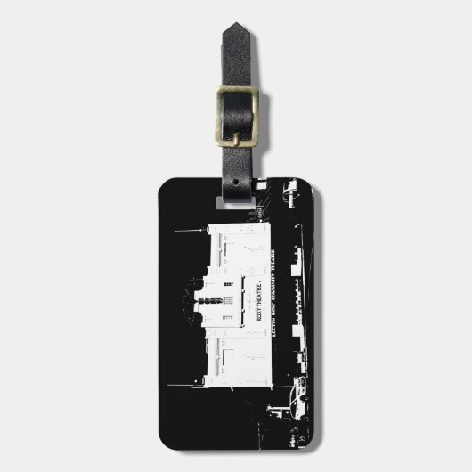 Gepäckmarke Gepäckanhänger (Vorderseite vertikal)