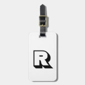 Gepäckmarke Gepäckanhänger (Vorderseite vertikal)