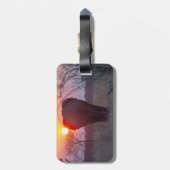 Gepäckmarke Gepäckanhänger (Rückseite vertikal)