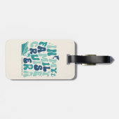 Gepäckmarke Gepäckanhänger (Rückseite horizontal)