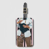 Gepäckmarke Gepäckanhänger (Vorderseite Vertikal)