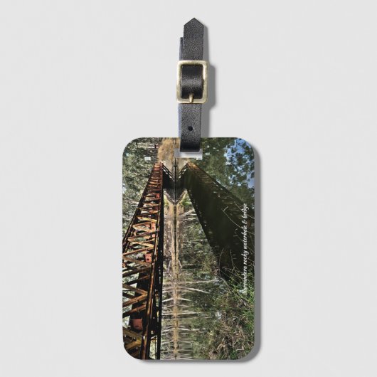 Gepäckmarke Gepäckanhänger (Vorderseite Vertikal)