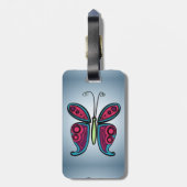 Gepäckmarke Gepäckanhänger (Rückseite vertikal)