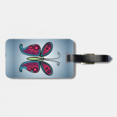 Gepäckmarke Gepäckanhänger (Rückseite horizontal)