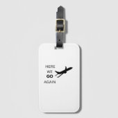 Gepäckmarke Gepäckanhänger (Vorderseite Vertikal)