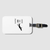 Gepäckmarke Gepäckanhänger (Vorderseite (Horizontal))