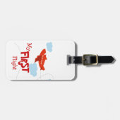 Gepäckmarke Gepäckanhänger (Vorderseite horizontal)