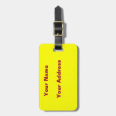 Gepäckmarke Gepäckanhänger (Vorderseite vertikal)