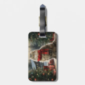 Gepäckmarke Gepäckanhänger (Rückseite vertikal)