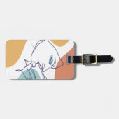 Gepäckmarke Gepäckanhänger (Vorderseite horizontal)