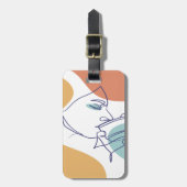 Gepäckmarke Gepäckanhänger (Vorderseite vertikal)