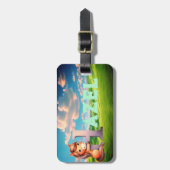 Gepäckmarke Gepäckanhänger (Vorderseite vertikal)