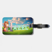 Gepäckmarke Gepäckanhänger (Rückseite horizontal)