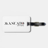 Gepäckmarke Gepäckanhänger (Rückseite horizontal)