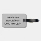 Gepäckmarke Gepäckanhänger (Rückseite horizontal)