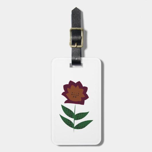 Gepäckmarke Gepäckanhänger (Vorderseite vertikal)